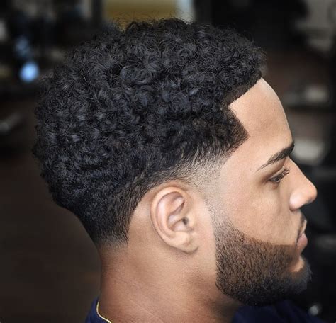 curly top haircut|high taper fade curly hair.